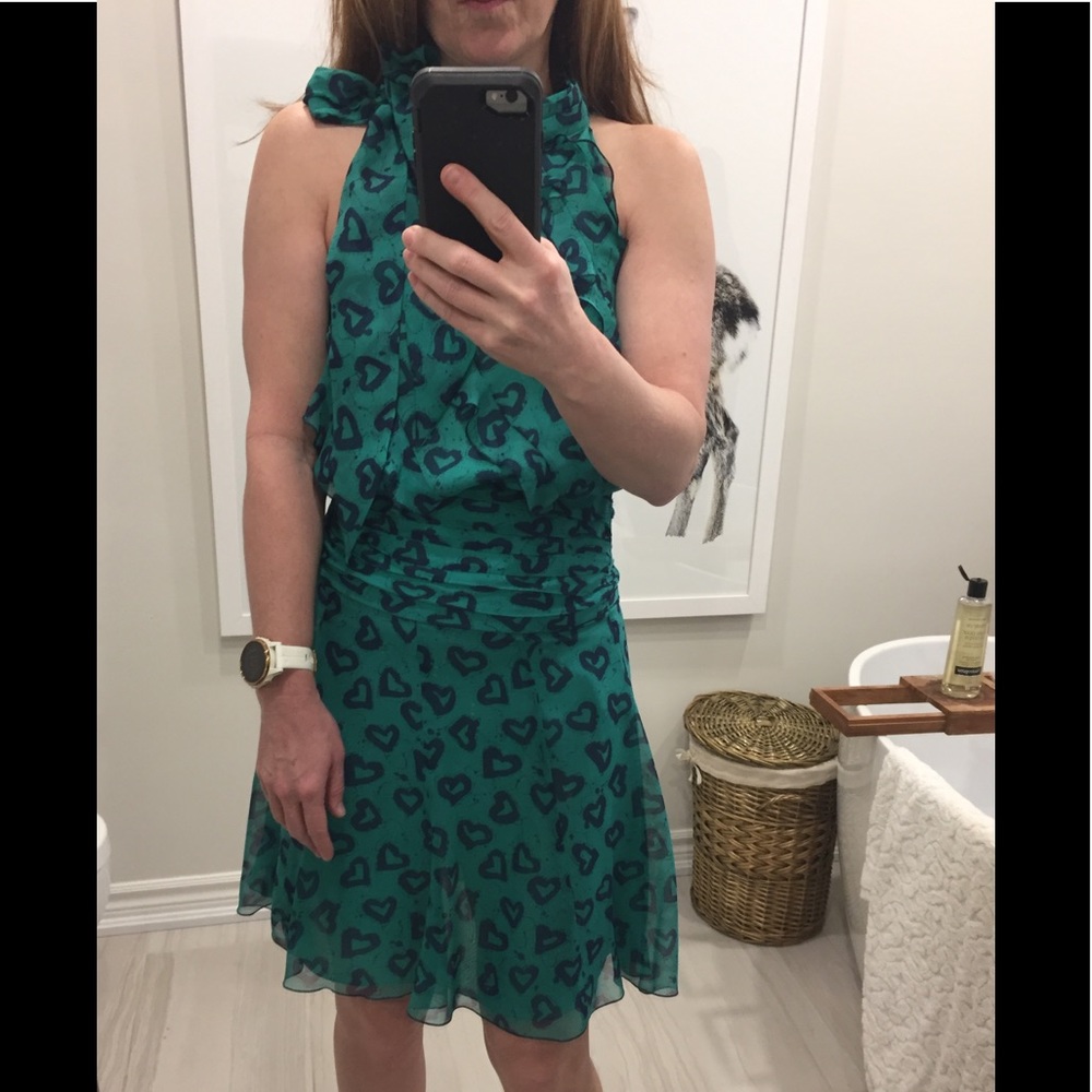 Luisa Spagnoli silk dress perfect for Valentine’s Day 💄🌹🍷